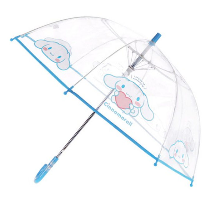 산리오 아동용 시나모롤 POE 53 돔형 어라운드 장우산 MUHKU80042